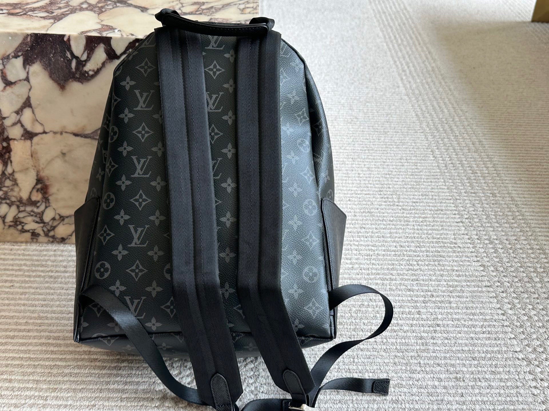 Leather Print Backpack