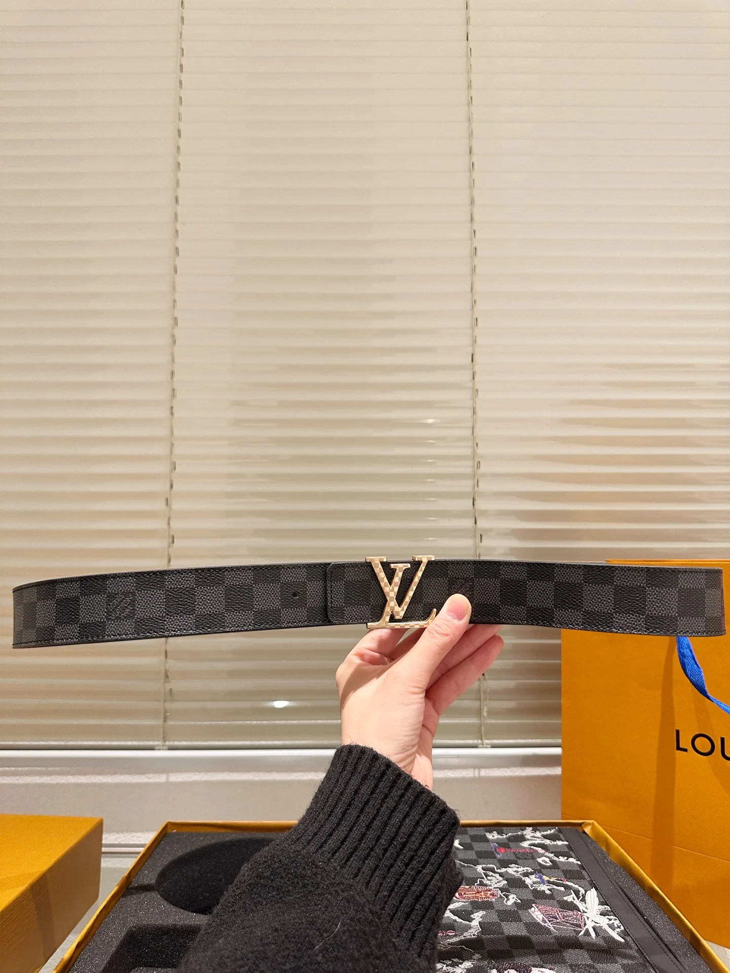 Men's Fashion Belt + Clutch Gift Box