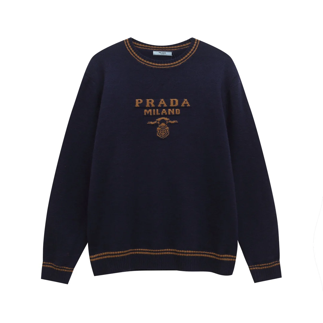 Jacquard Knitted Cashmere Sweater