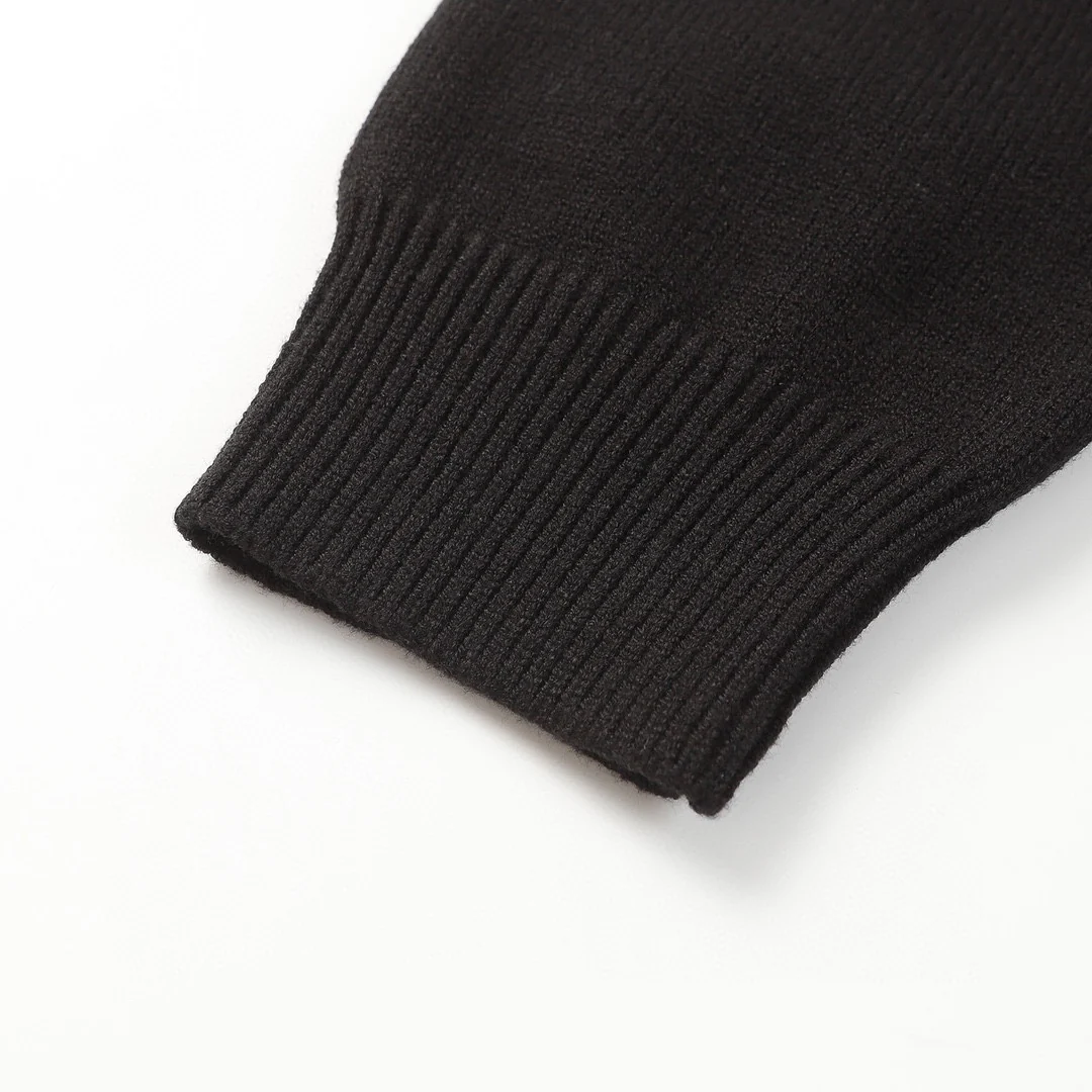 Embroidered knitted cashmere sweater