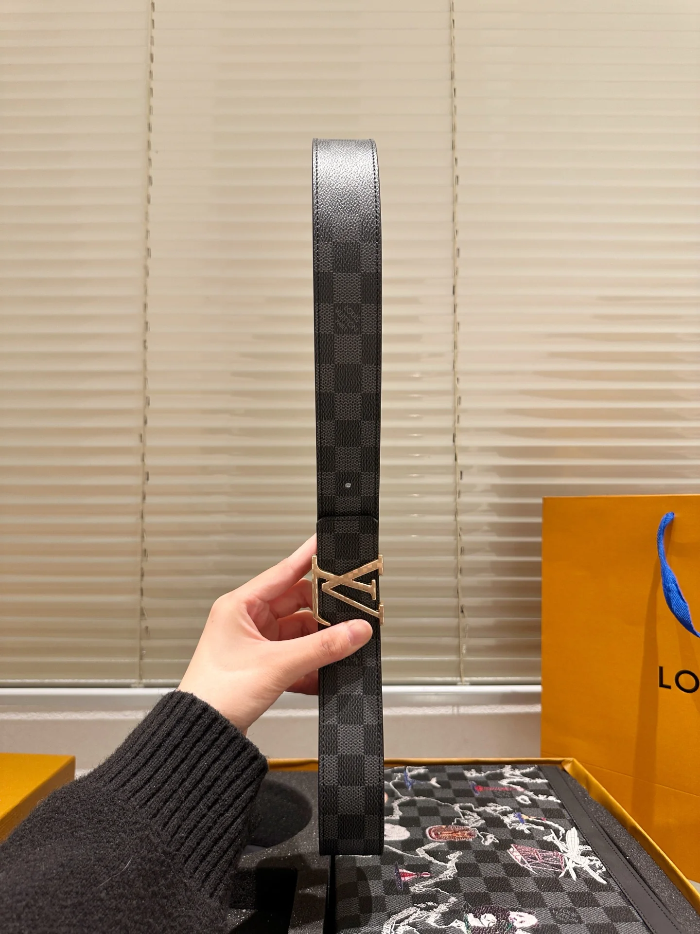 Men's Fashion Belt + Clutch Gift Box