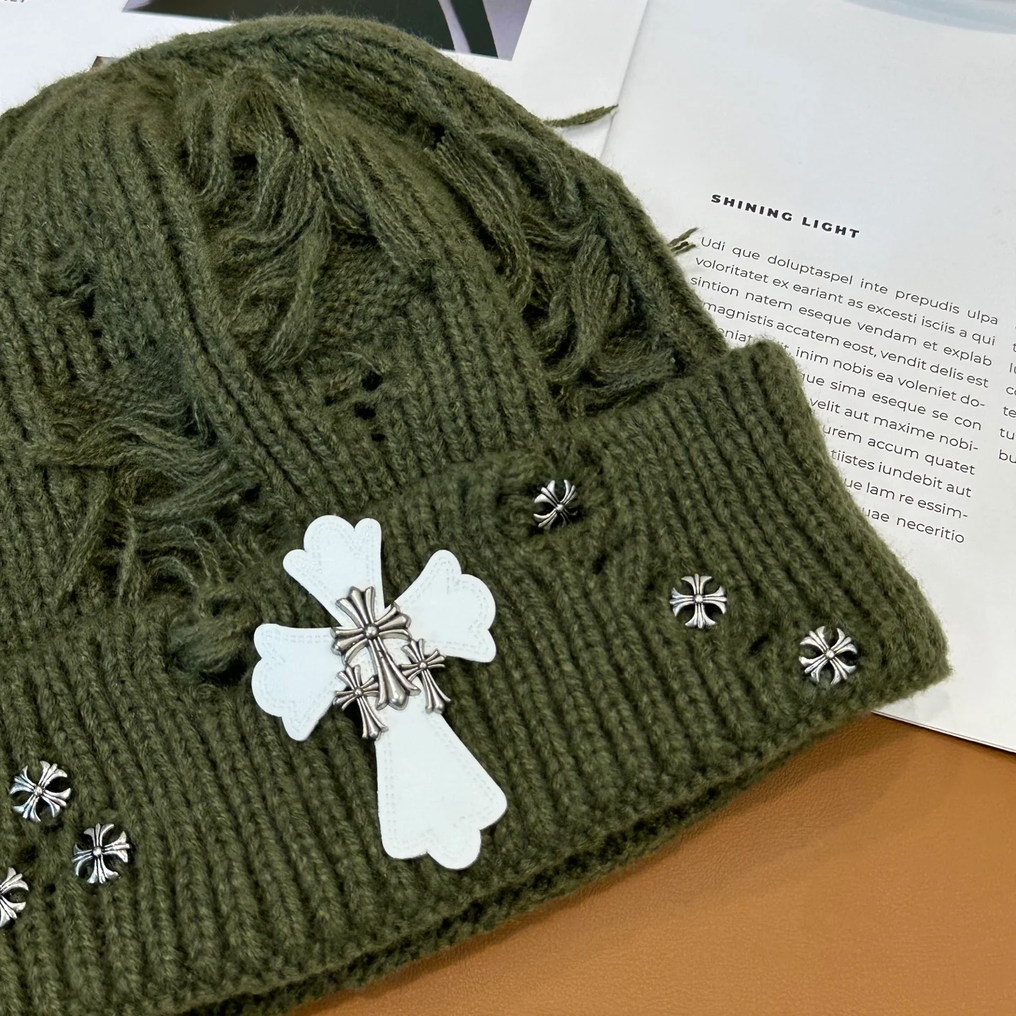 Metal Monogram Cashmere Beanie