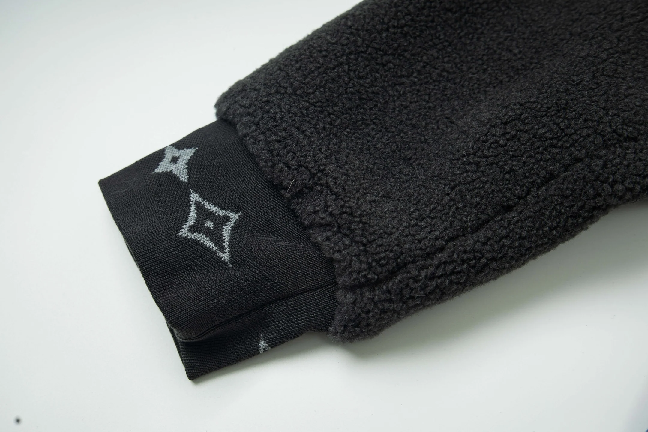 Lambskin jacquard jacket