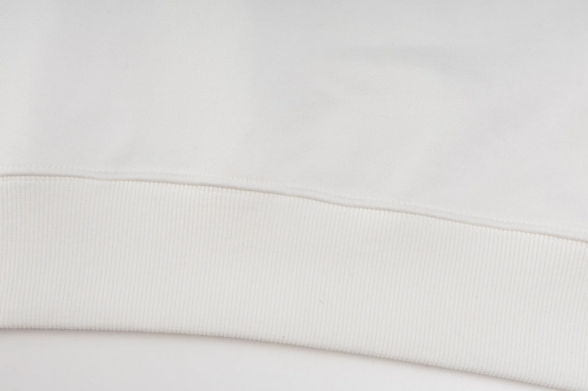 Double-sided embroidered cotton sweatshirt