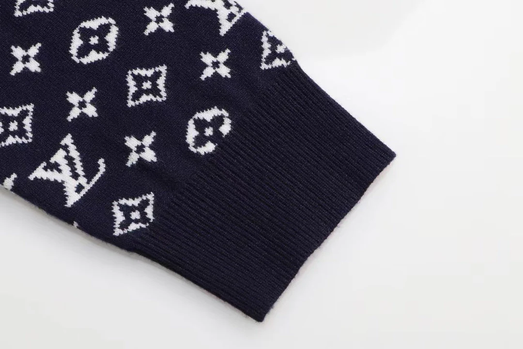 Jacquard gradient cashmere sweatshirt