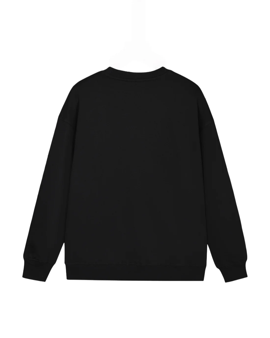 Suede offset printed sweatshirt