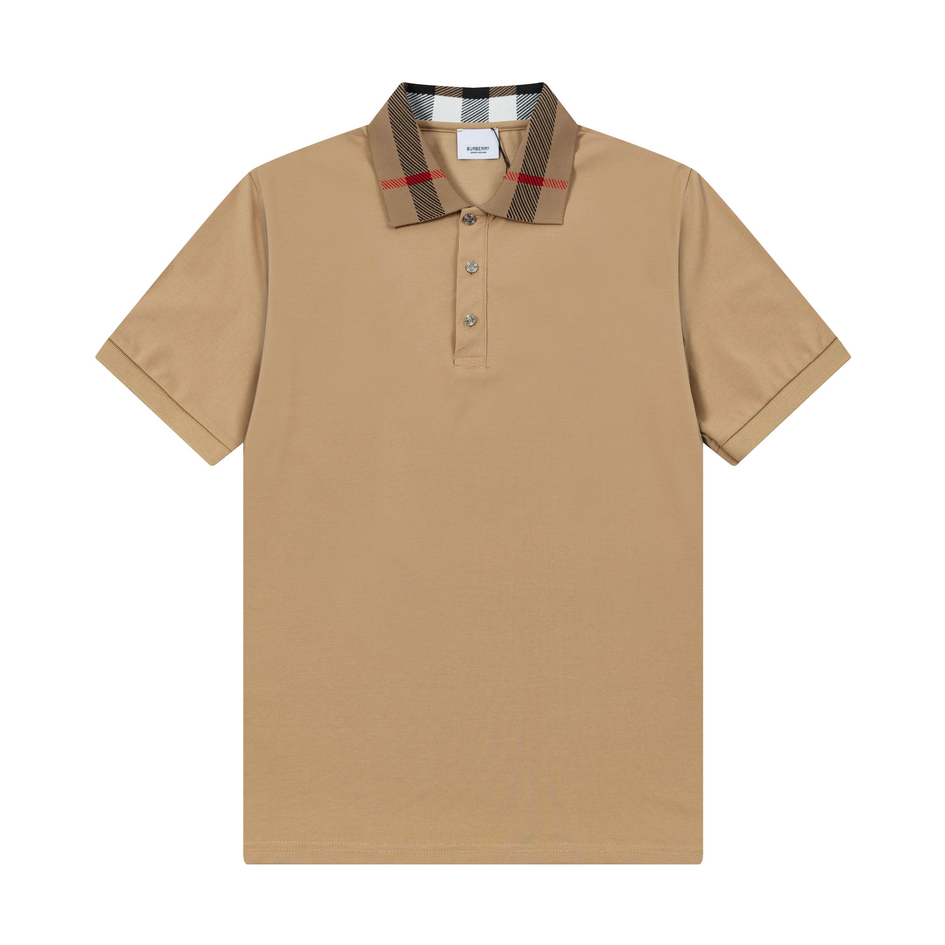Lapel Cotton Polo Shirt
