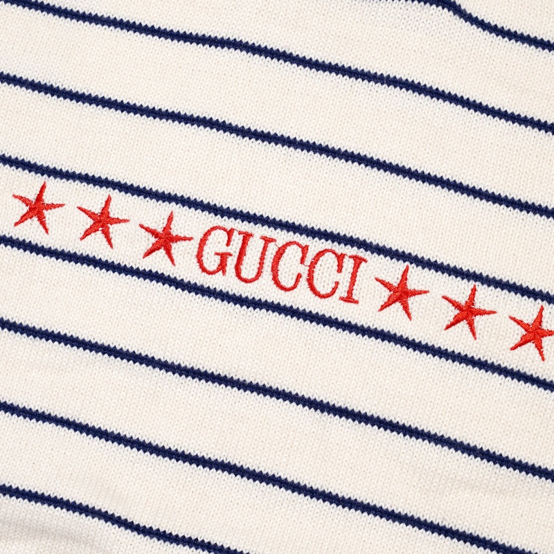 knitted embroidered sweatshirt