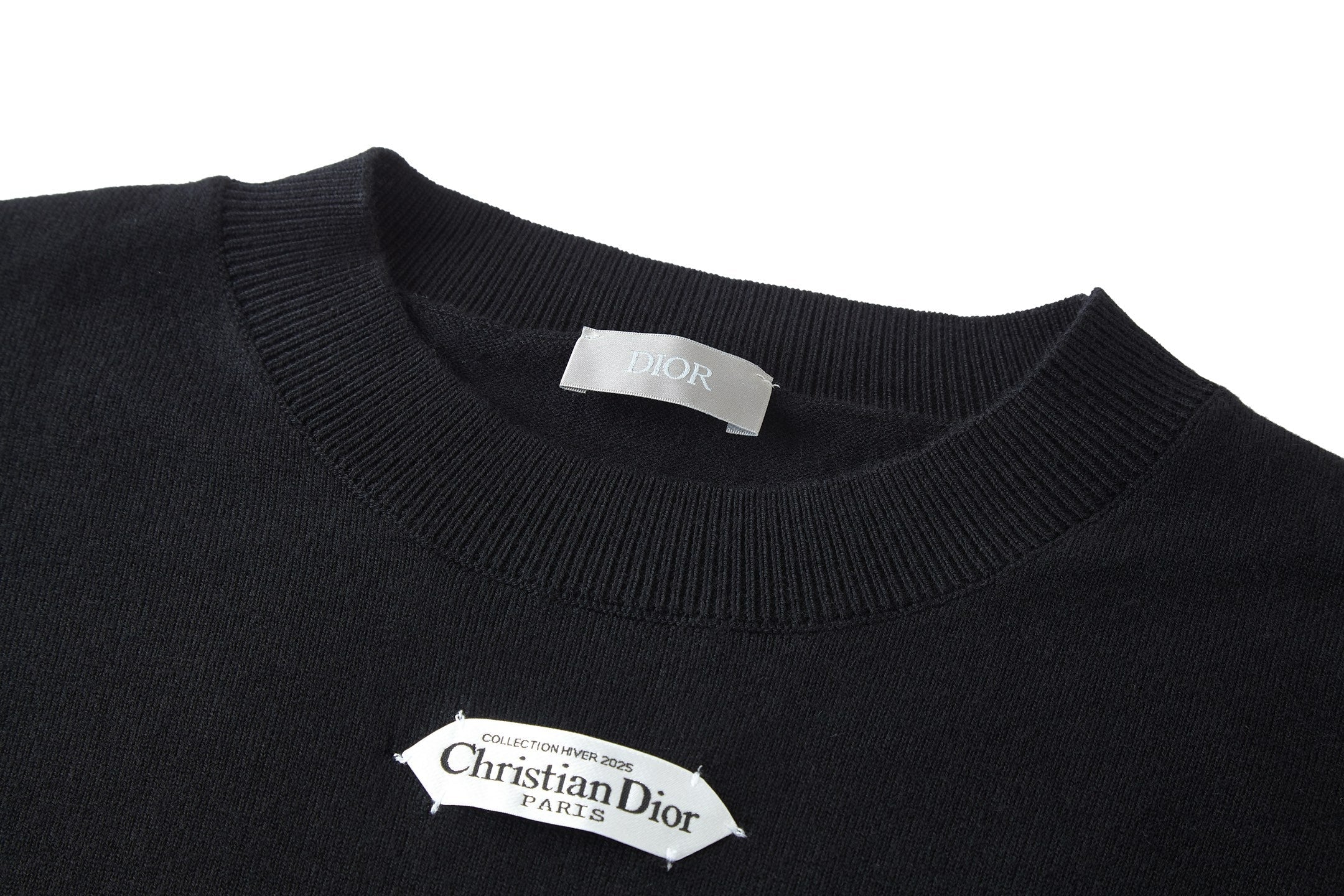 jacquard knit sweater