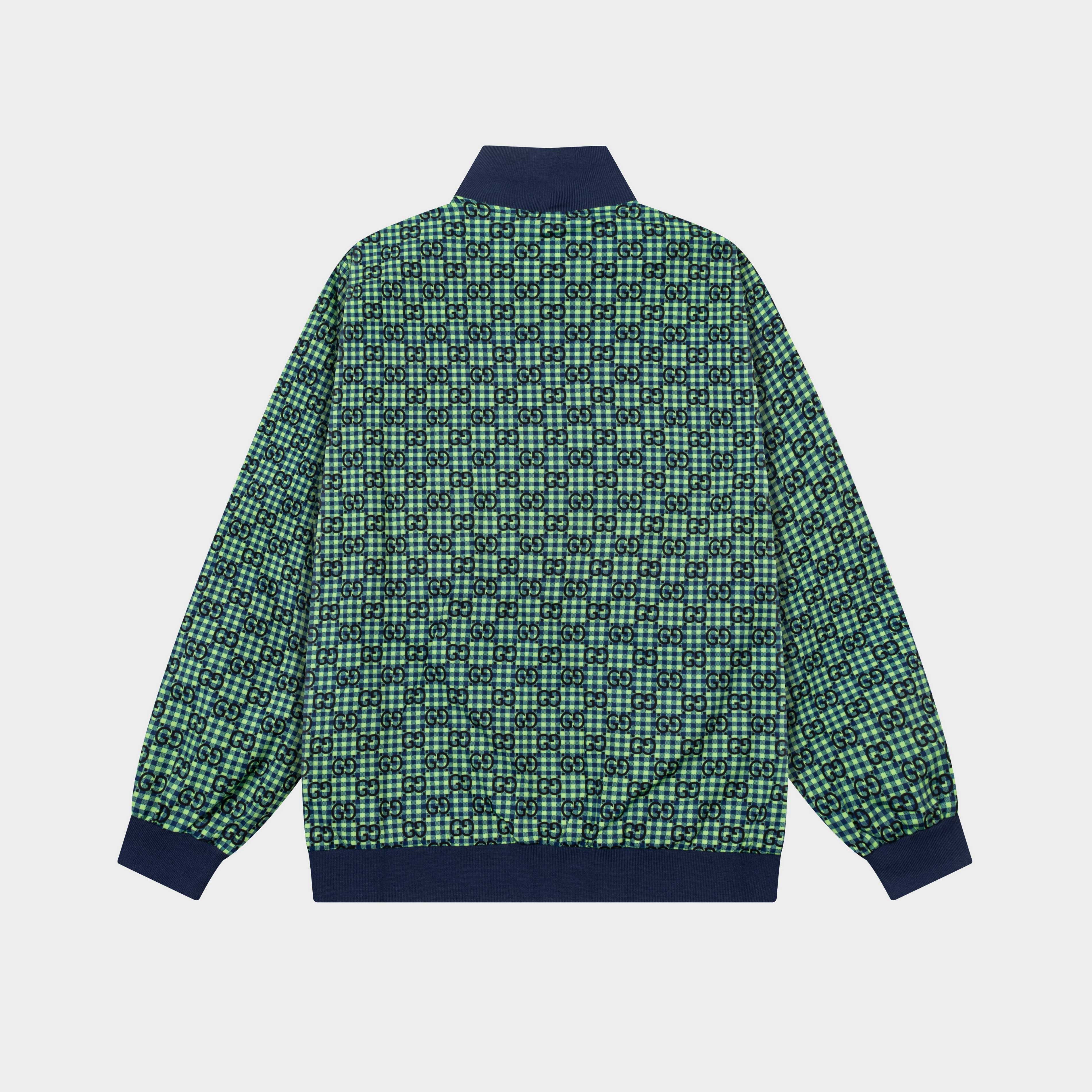 Satin jacquard baseball jacket