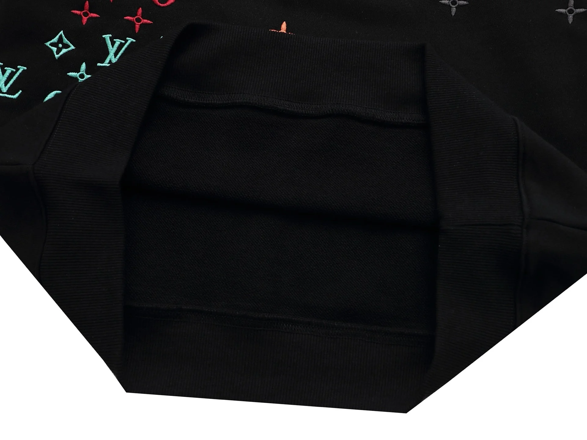 Colorful embroidered sweatshirt