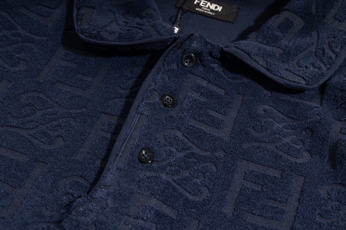 Jacquard-knit Polo sweater