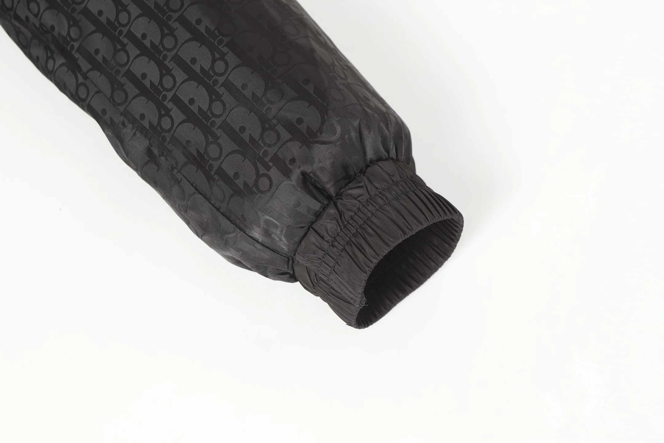 printed paneled hooded jacket