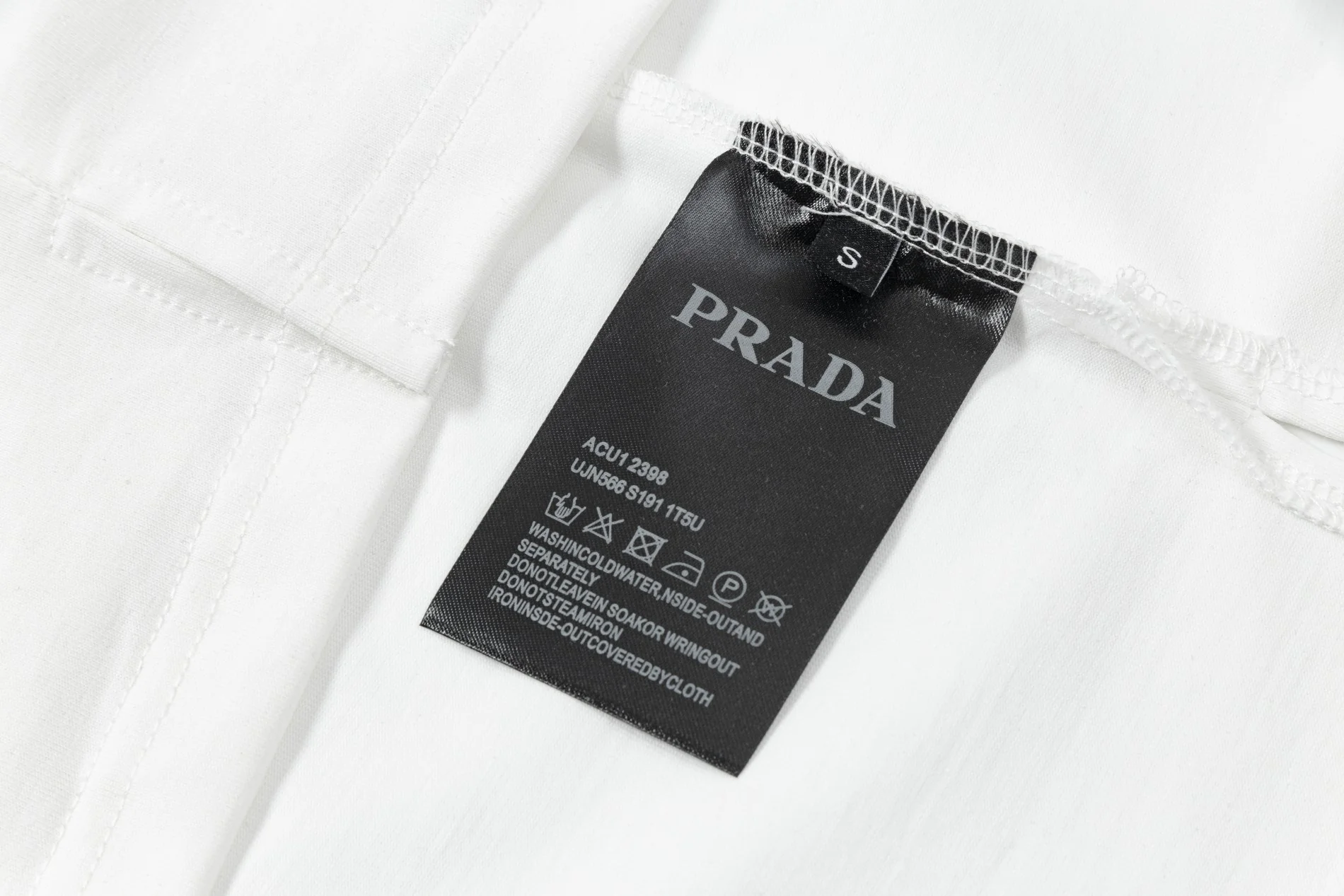 Crew neck cotton T-shirt