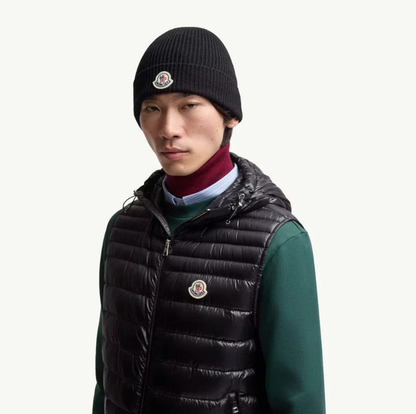 Stylish embroidered knitted hat