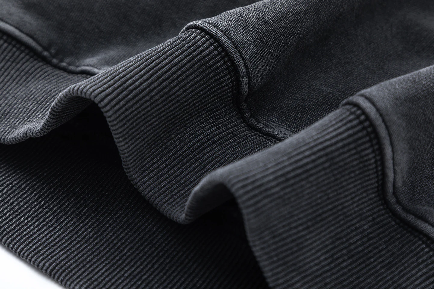 Washed hooded sweatshirt