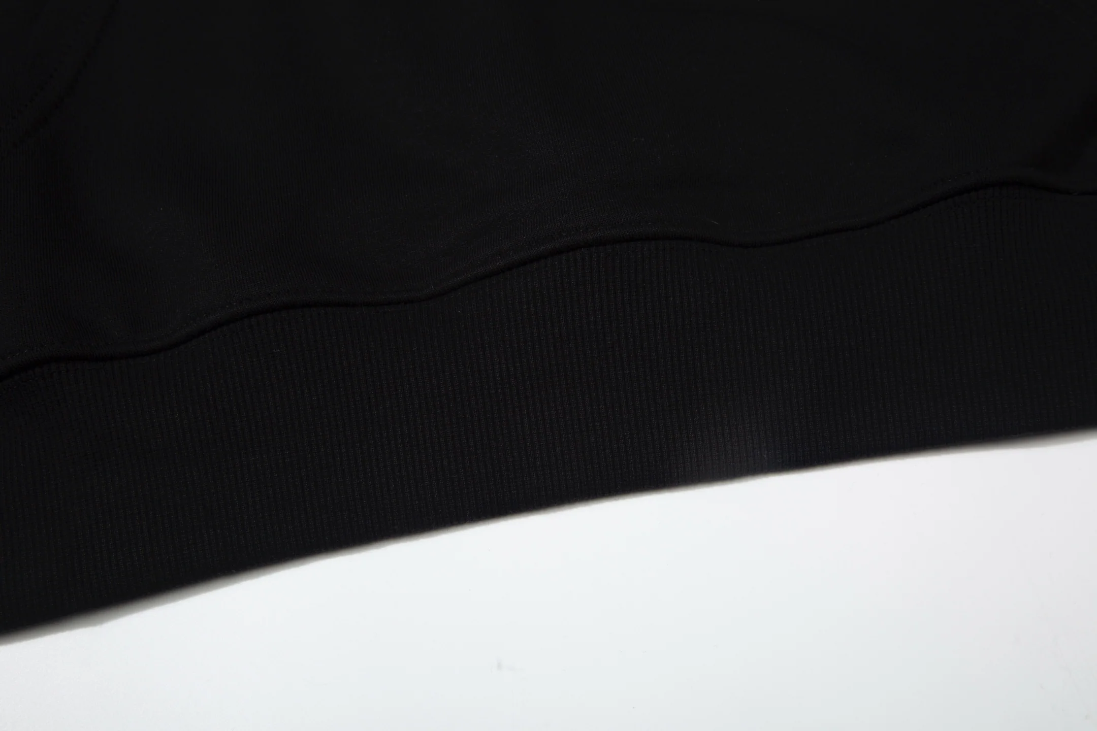 Embroidered cotton hooded sweatshirt