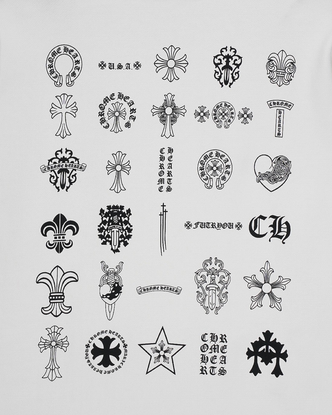 printed cotton sweatshirt