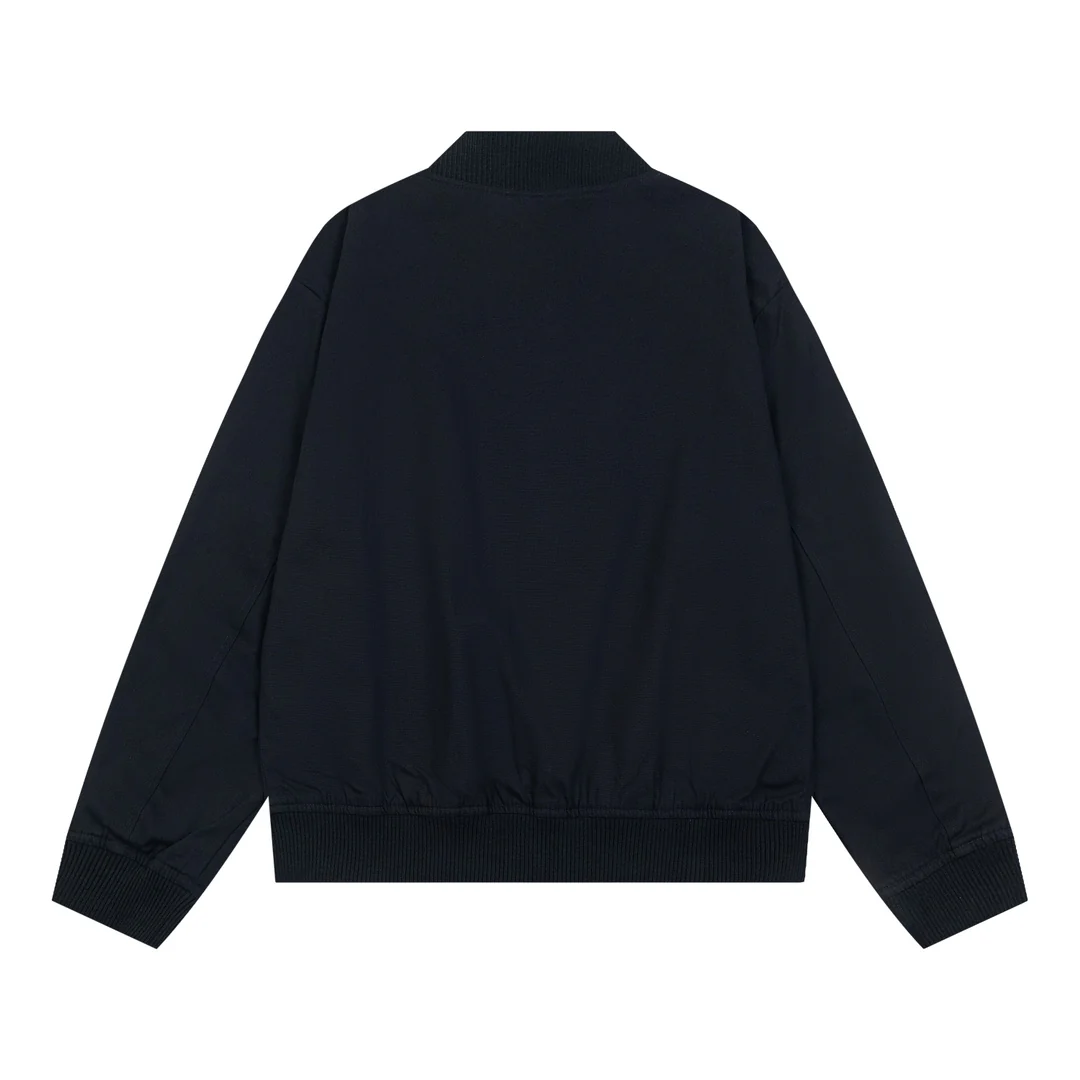 Embroidered baseball jacket