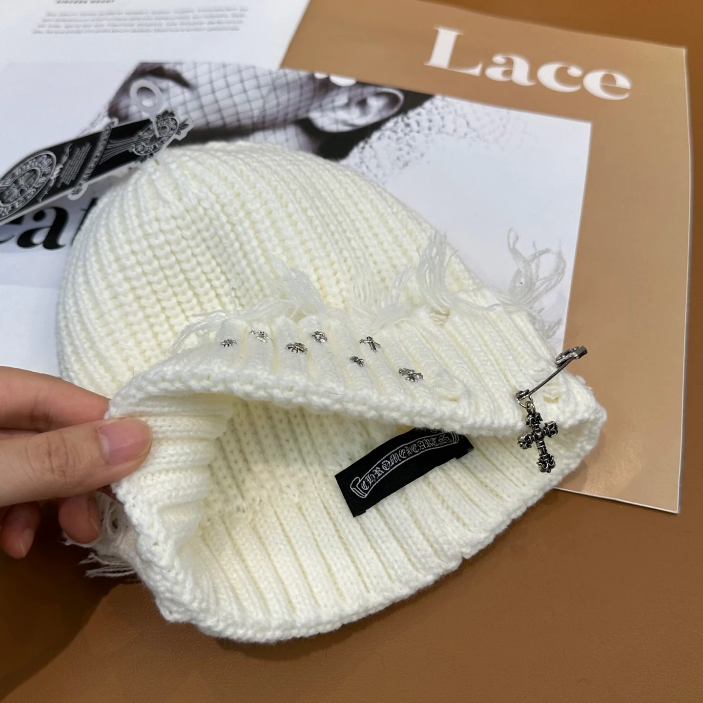 Metal Monogram Cashmere Beanie