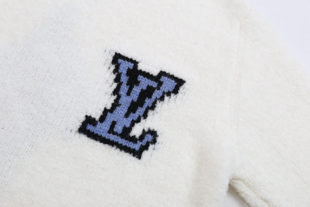 knitted jacquard sweatshirt