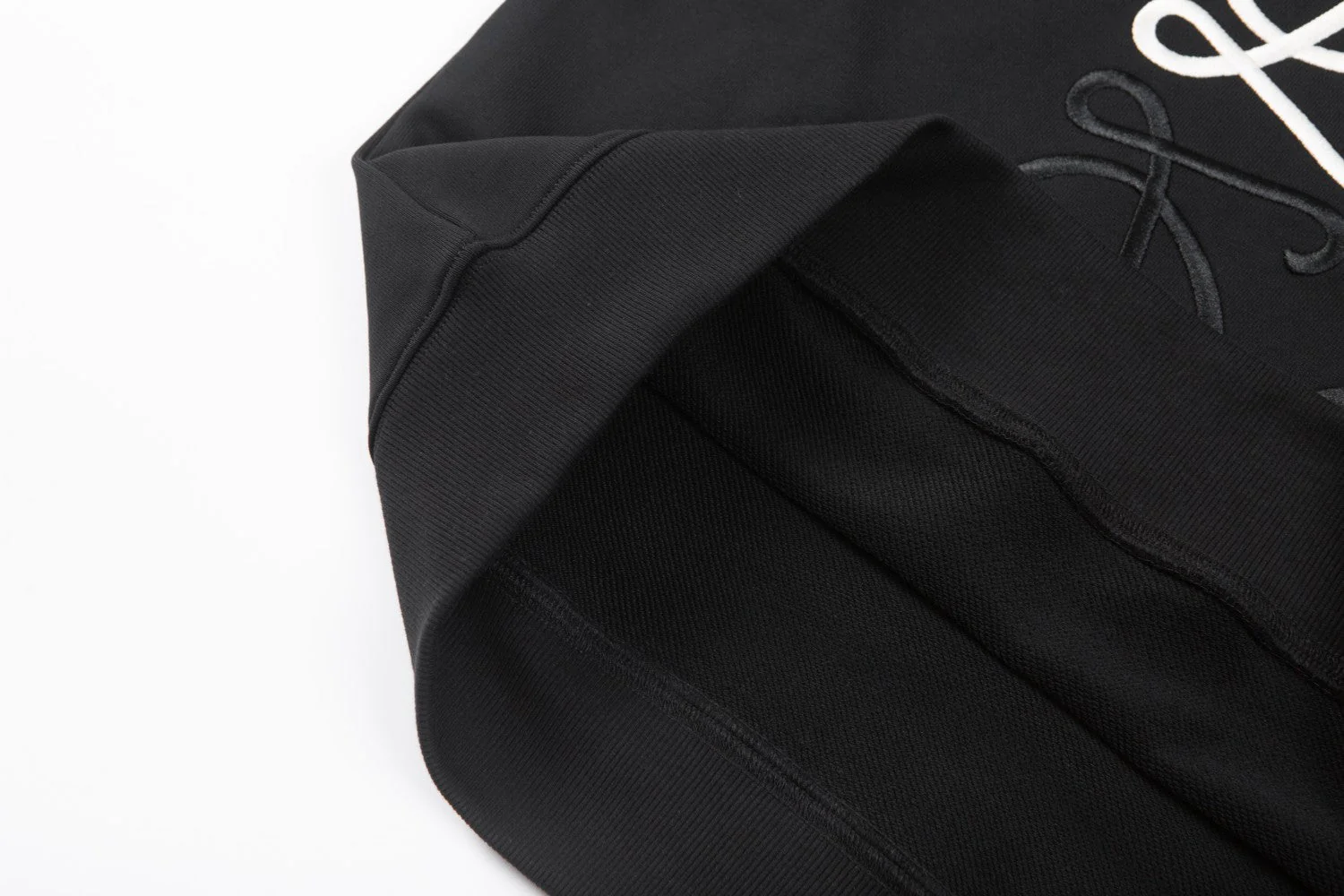 Printed crew neck cotton sweatshirt