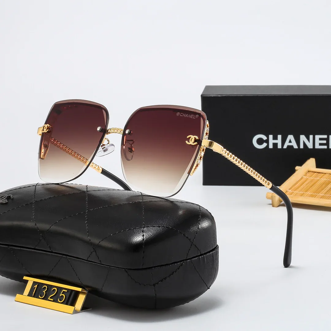 8 colors rimless thin lens metal sunglasses 1325