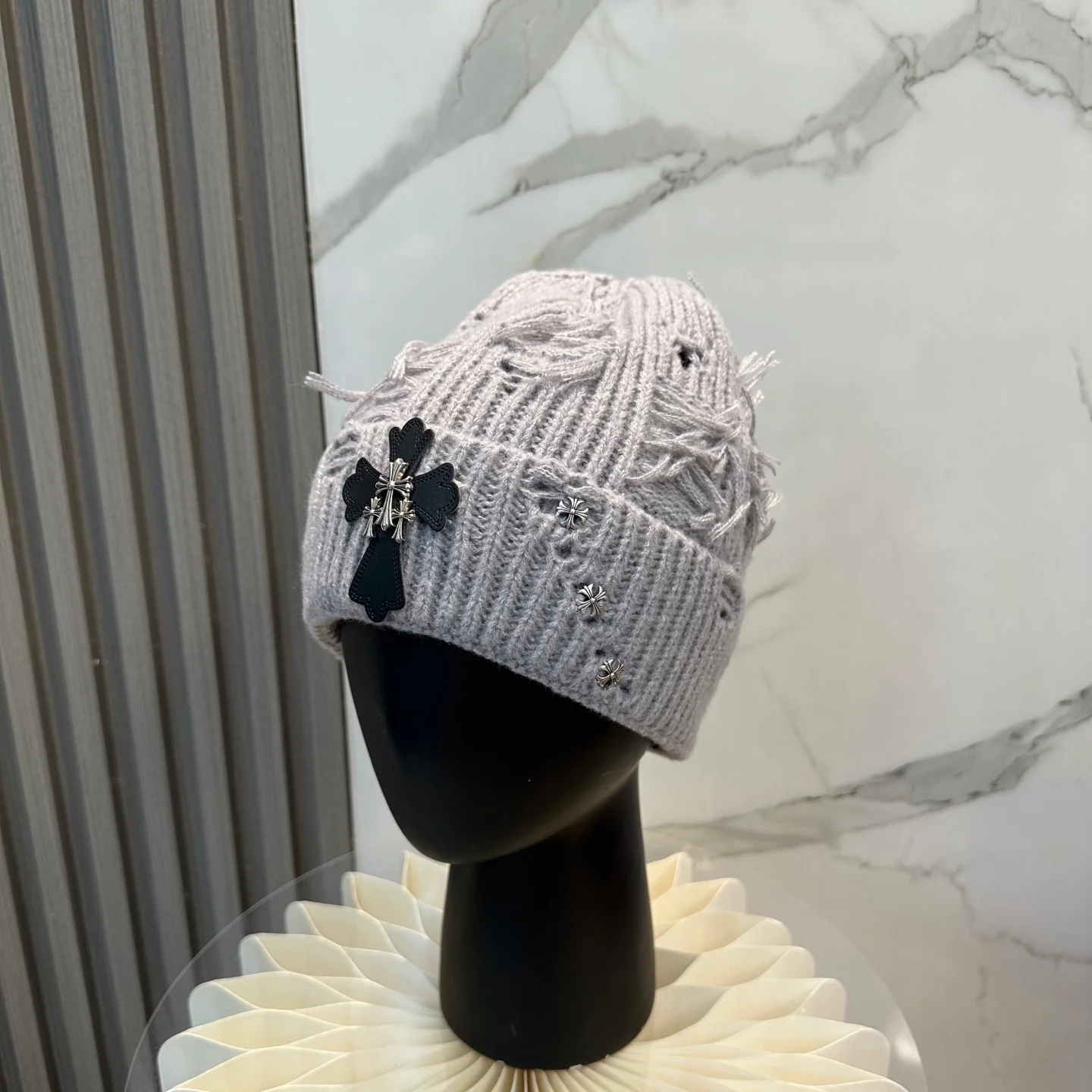 Metal Monogram Cashmere Beanie