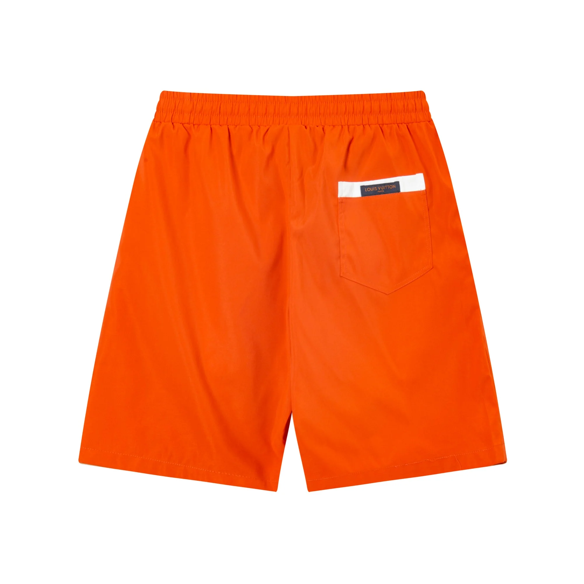 Embroidered nylon beach shorts