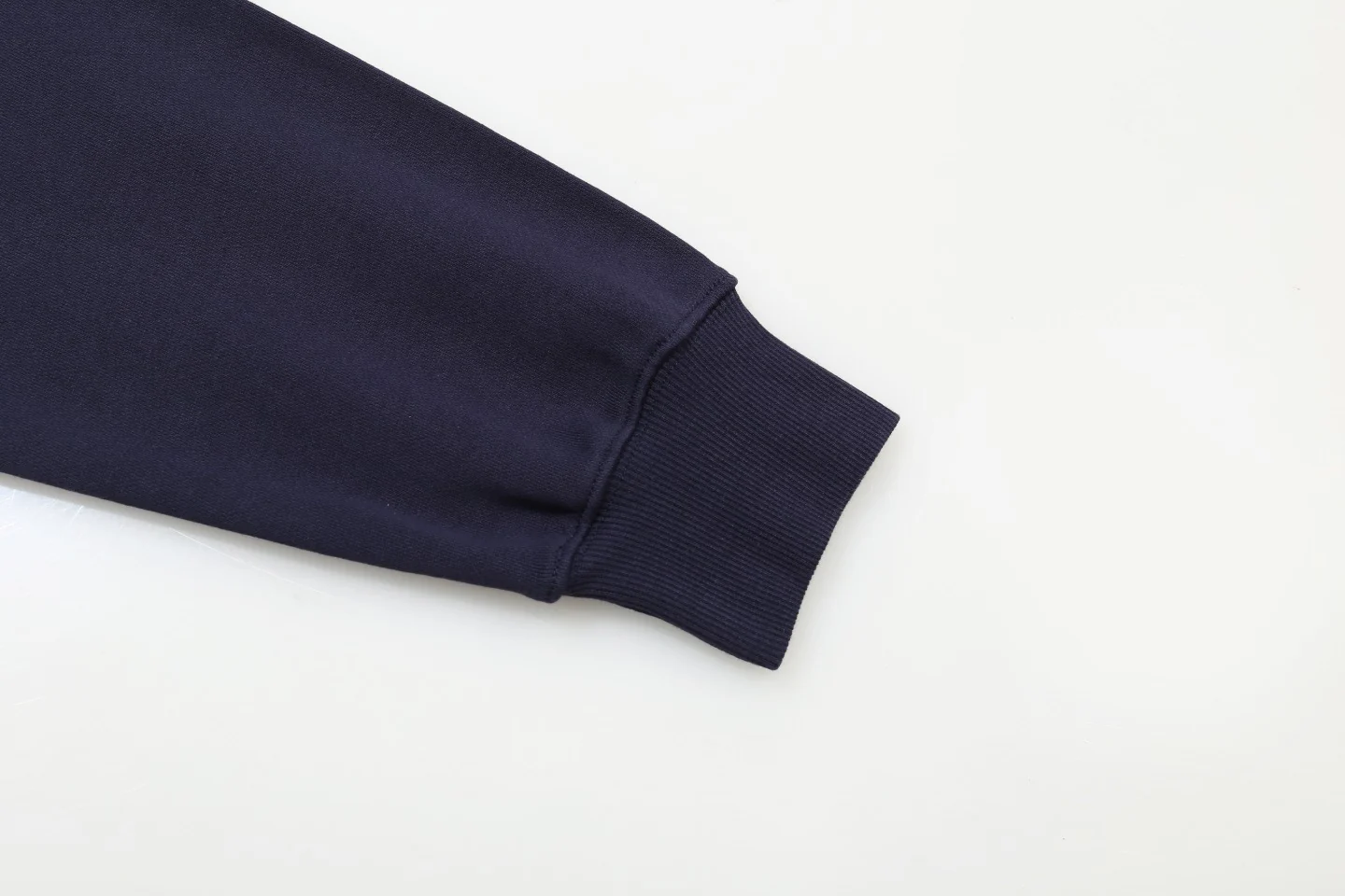 Flocked printed sweatshirt