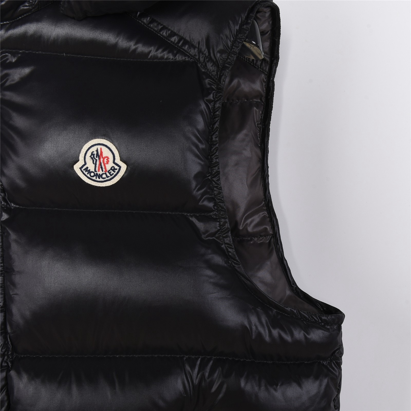 Painted Nylon Hooded Down Vest