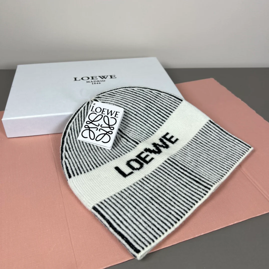 Jacquard Cashmere Knitted  Beanie