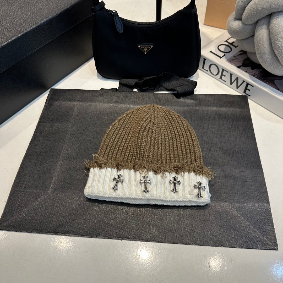 Fashionable Cashmere Knitted  Beanie