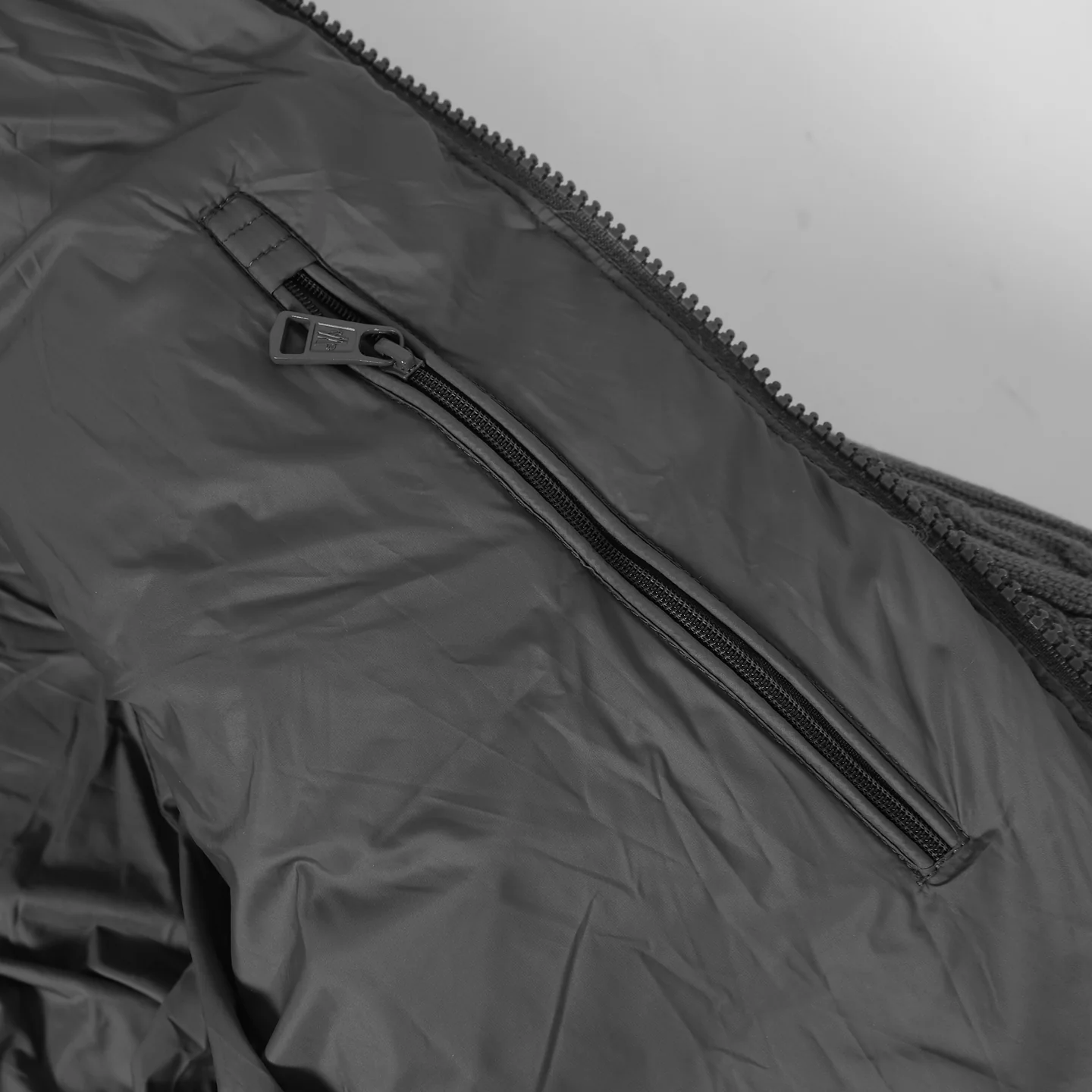 wool knitted down jacket