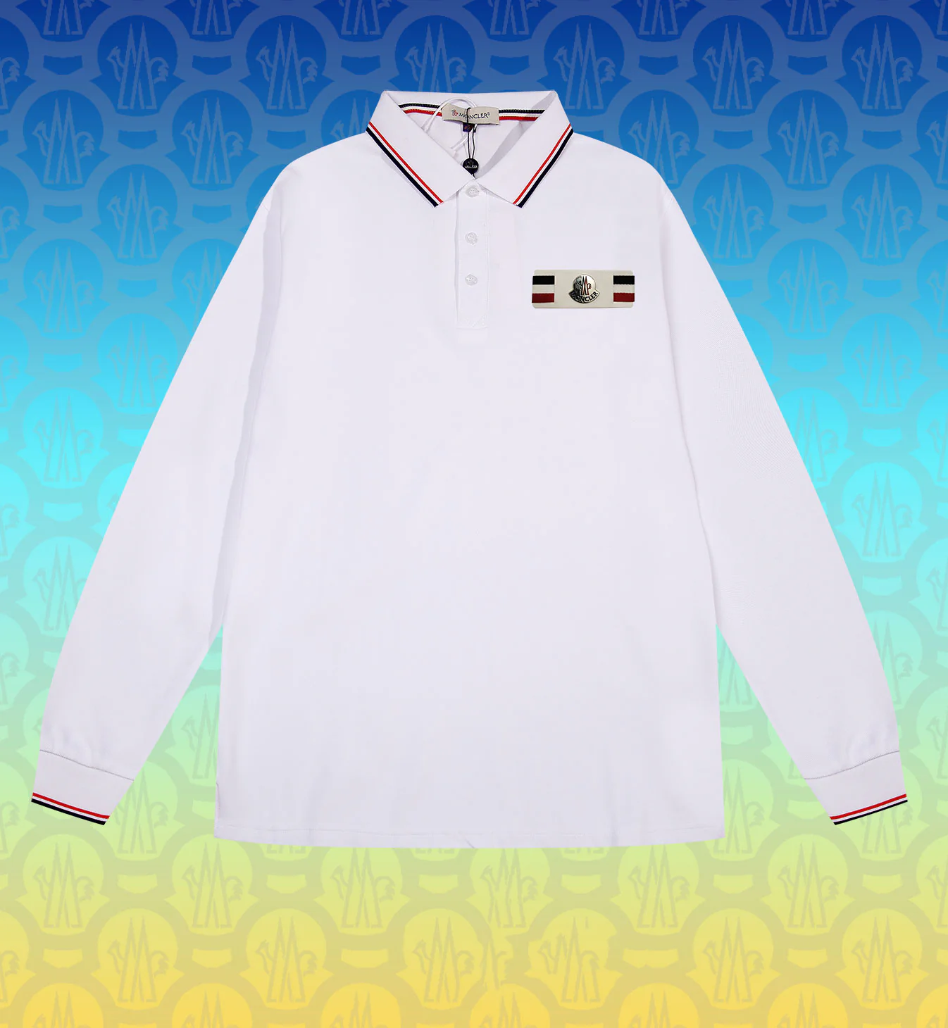 Lapel polo long-sleeved T-shirt