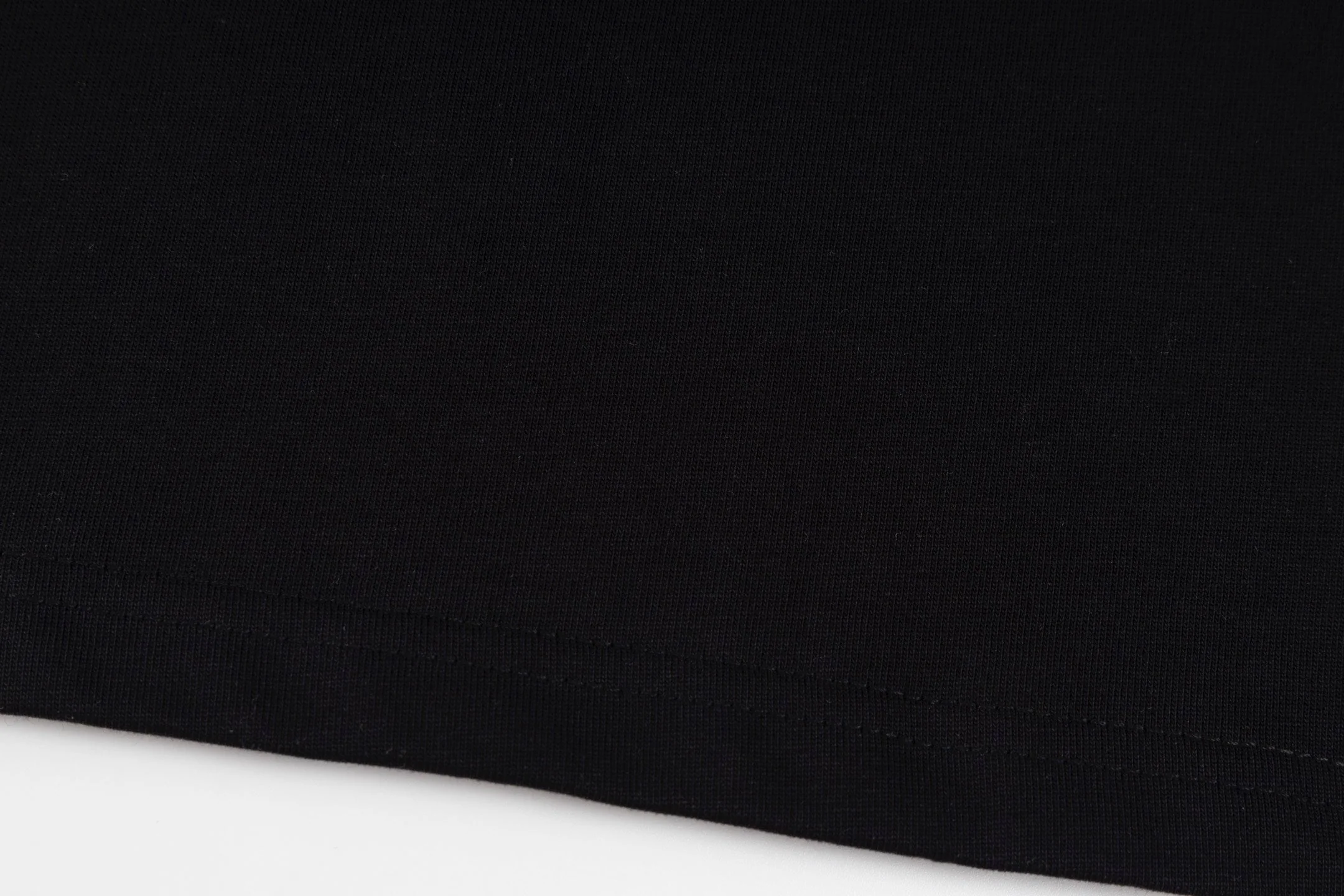 Double-sided embroidered cotton T-shirt