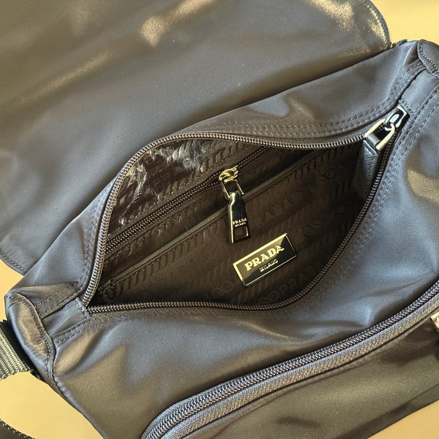 Unisex Recycled Nylon Crossbody Bag