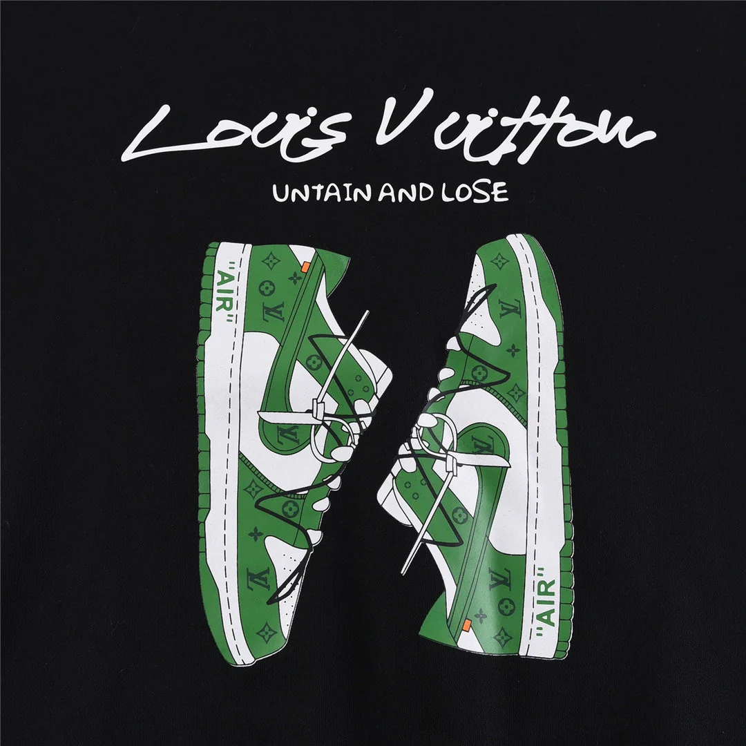 Trendy sneakers patterned sweatshirts