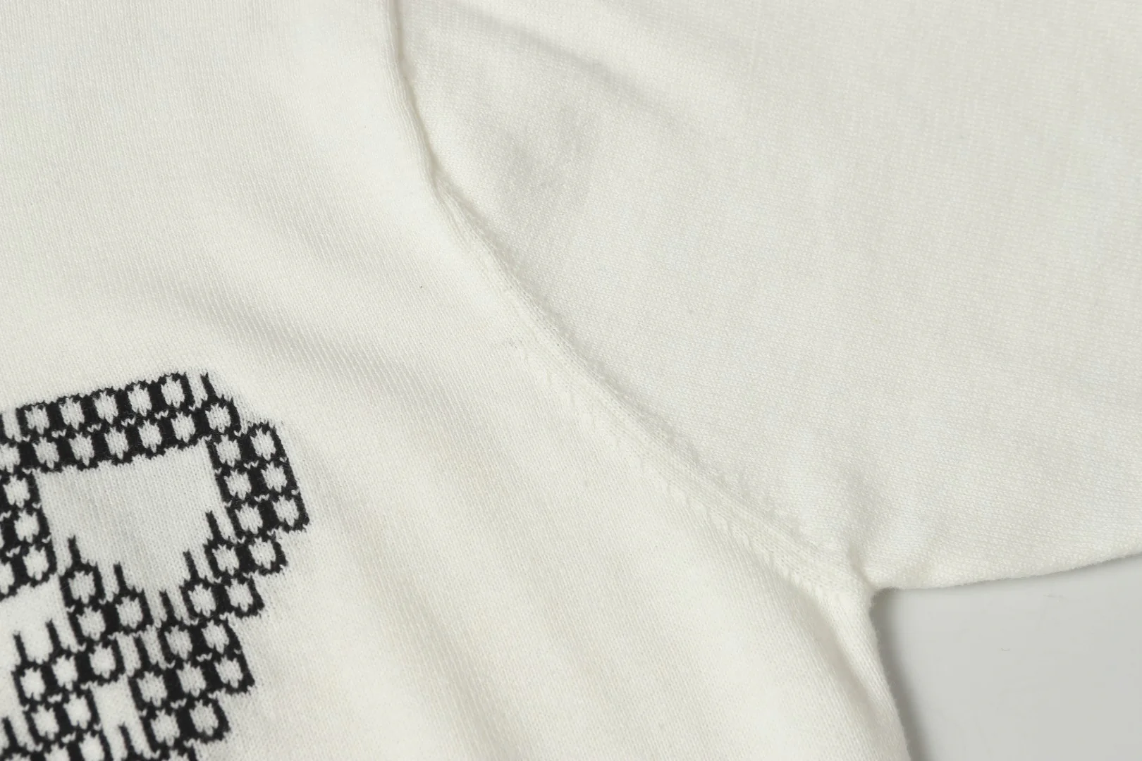 knitted cotton T-shirt