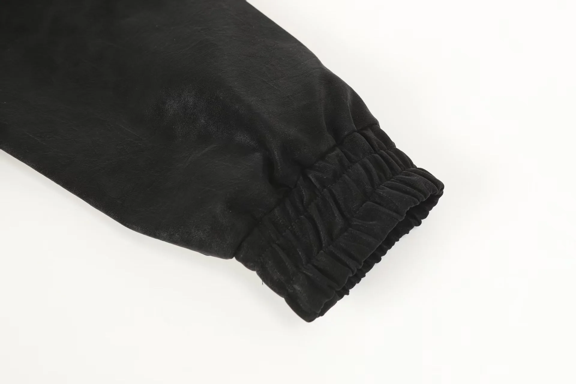 Fur embroidered baseball jacket