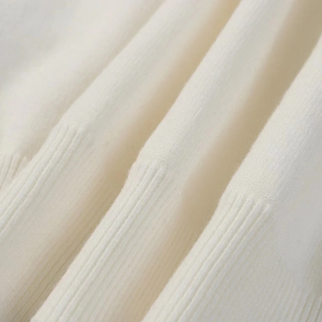 knitted embroidered sweatshirt