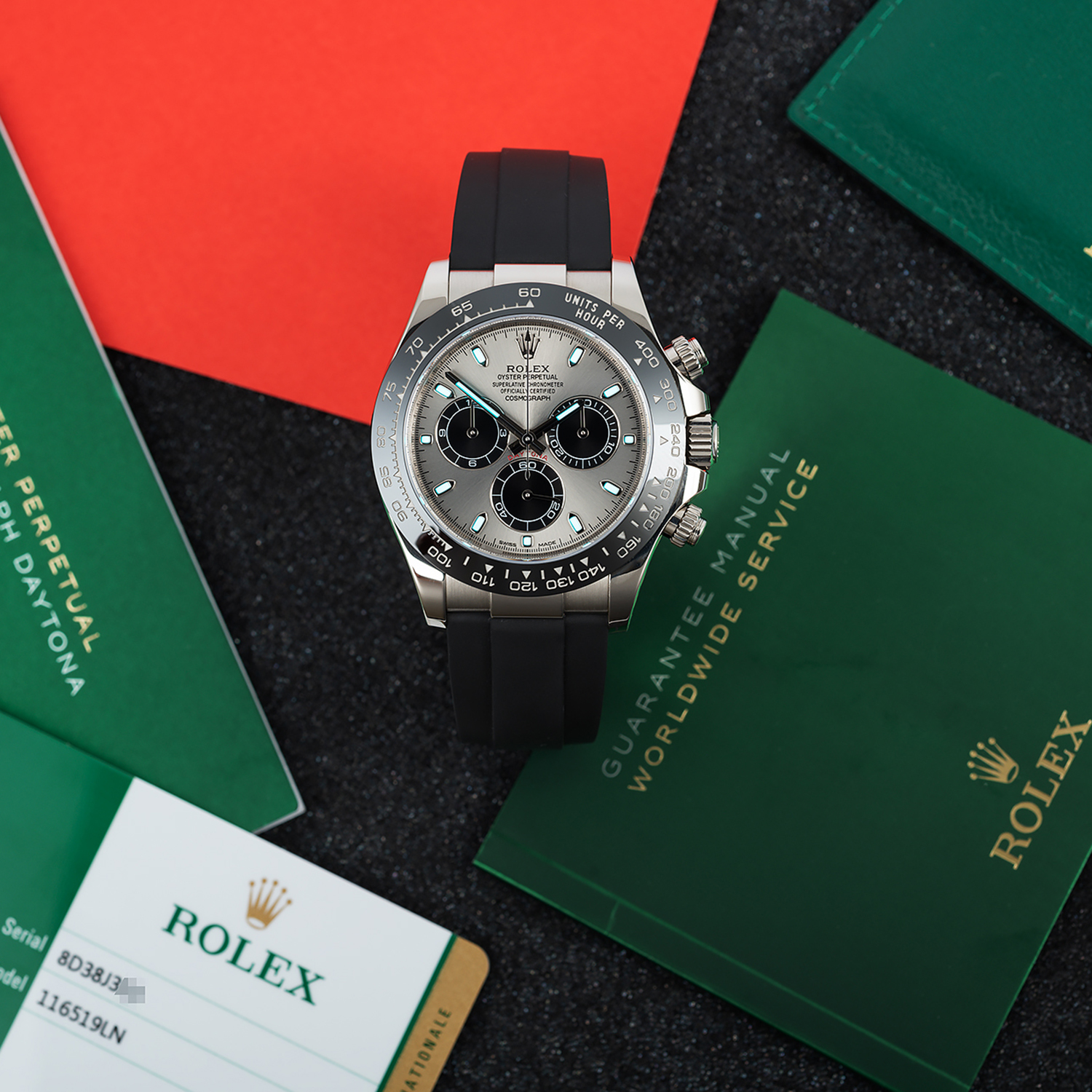 Daytona Silver Oysterflex 40mm