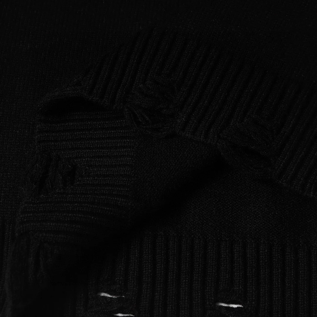 knitted jacquard sweatshirt