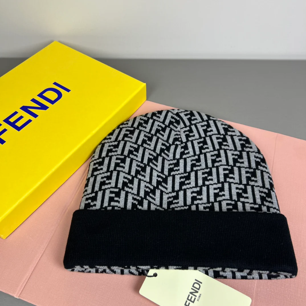 Double layer Cashmere Knitted  Beanie