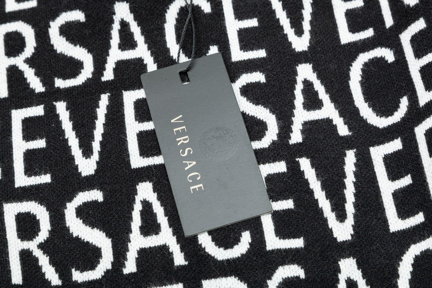 knitted jacquard sweatshirt