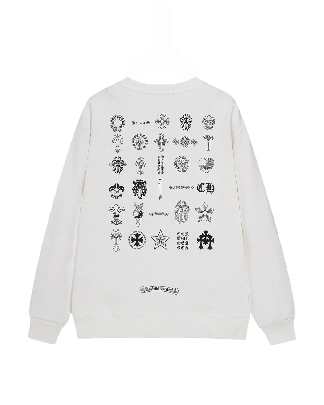 printed cotton sweatshirt