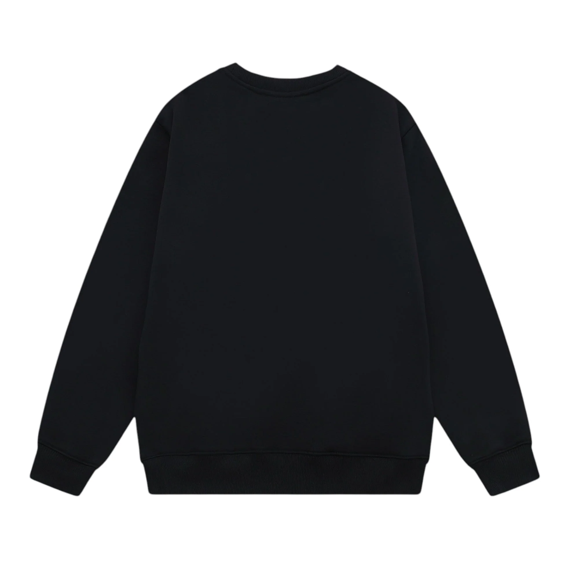 Diamond round neck cotton sweatshirt