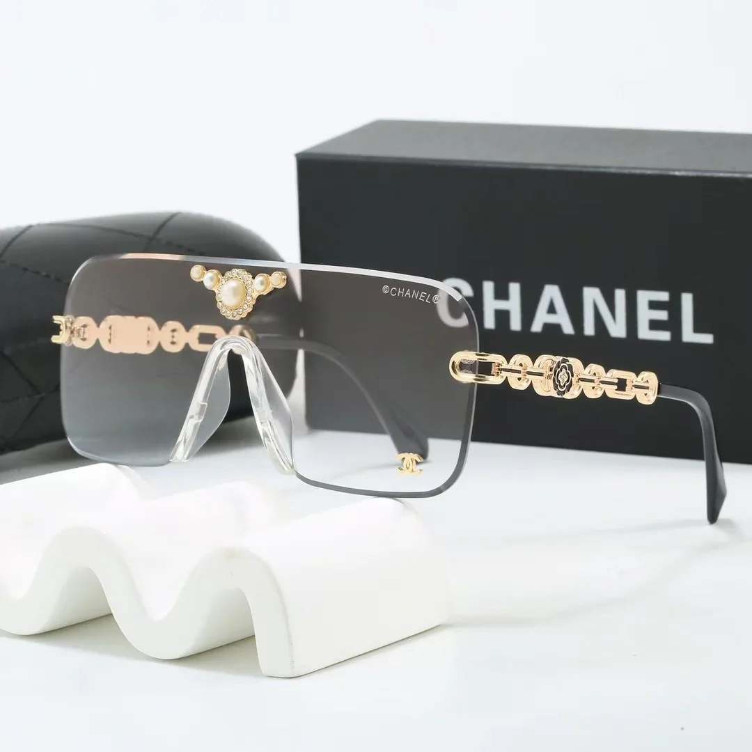 Half frame metal sunglasses