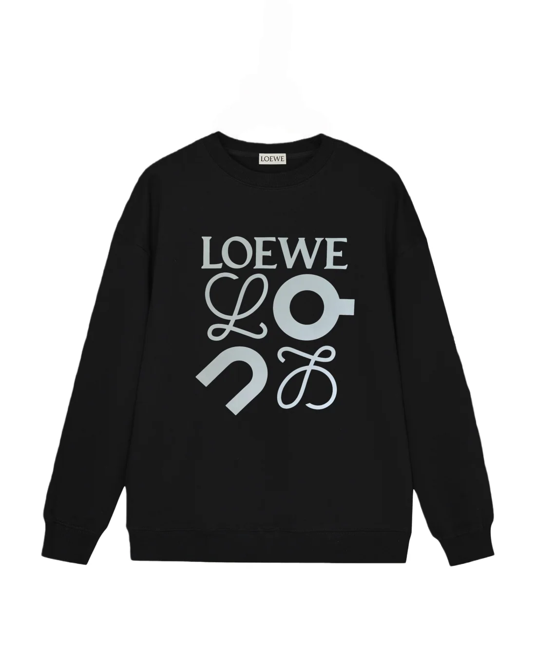 Strip printing cotton sweatshirt