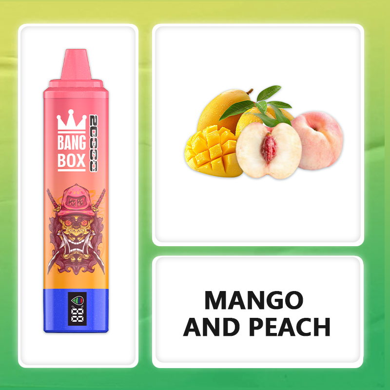 BANG BOX 20000 Puffs Double Flavor Disposable Vape - Mango Peach